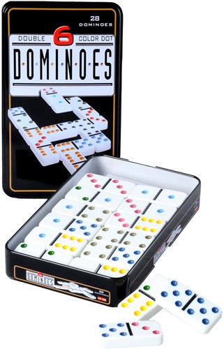 Domino Dubbel 6 in blik