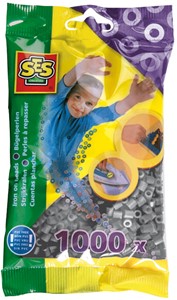 Ses Creative Strijkkralen 1000 Stuks Grijs ses creative kopen in de aanbieding