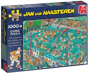 Afbeelding van het spelletje Jan van Haasteren - Hockey Kampioenschappen Puzzel (1000 stukjes)