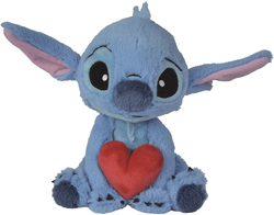 Disney - Stitch met Hart Knuffel (25cm)