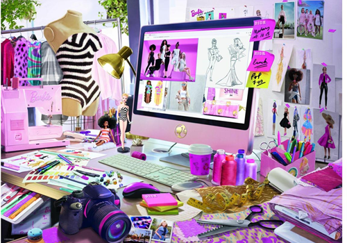 Barbie - Mode-icoon Puzzel (1000 stukjes)-2