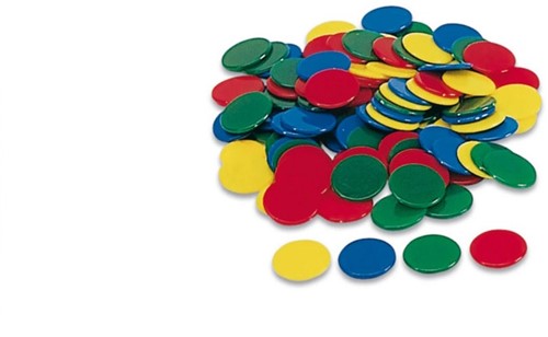 Fiches 15mm Assorti (100 stuks) (Opnieuw verpakt)
