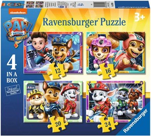 4 in 1 Puzzel Paw Patrol the Movie