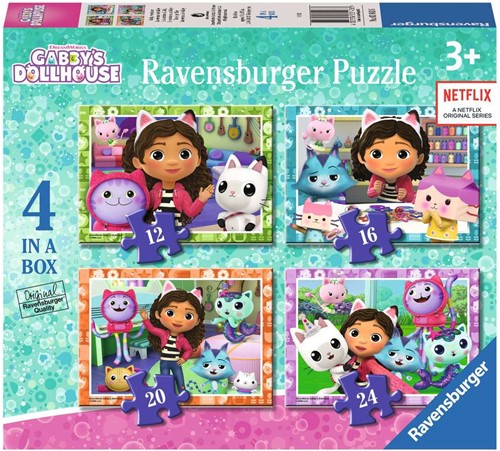 Gabby's Dollhouse (4 in 1 Puzzel)