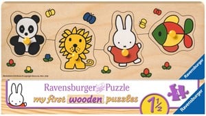 Ravensburger Nijntje In De Dierentuin Puzzel 4 Puzzels ravensburger kopen in de aanbieding