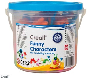 Afbeelding van het spelletje Creall - Funny Characters voor Klei