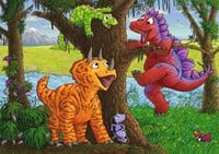 Spelende Dino's Puzzel (2x24 stukjes)-3