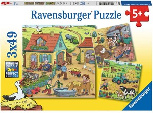 Op de Boerderij Puzzel 3x49 stukjes