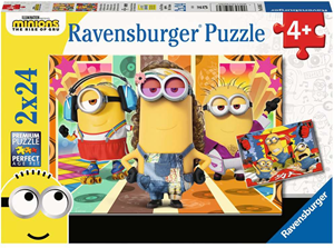 Afbeelding van het spel De Minions in Actie Puzzel (2 x 24 stukjes)