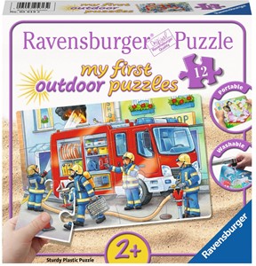 Afbeelding van het spel De Brandweer Komt Te Hulp Puzzel (12 stukjes)