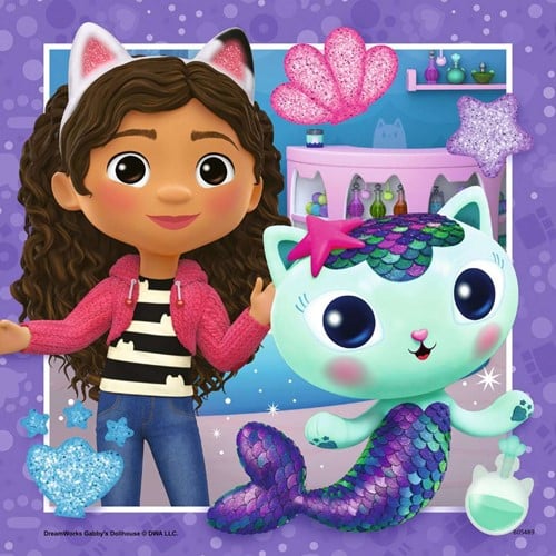 Gabby's Dollhouse Puzzel (3x49 stukjes)-2