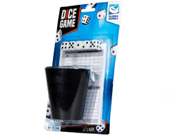 Dobbelset (Dobbelbeker + Scoreblok + Dobbelstenen)