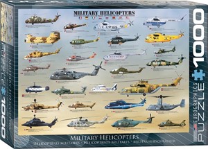 Military Helicopters Puzzel 1000 stukjes