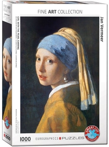 Meisje met de Parel - Johannes Vermeer Puzzel (1000 stukjes)