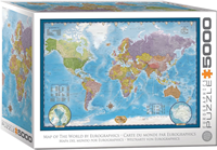 World Map Puzzel (5000 stukjes)