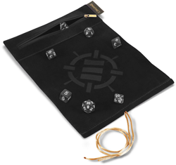 Tabletop Series - Roll on a Scroll Dice Set with Case - Black