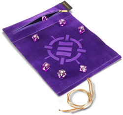 Tabletop Series - Roll on a Scroll Dice Set with Case - Purple