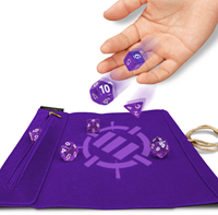 Tabletop Series - Roll on a Scroll Dice Set with Case - Purple-2
