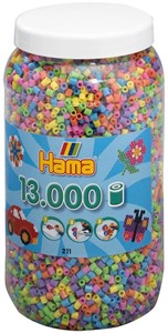 Afbeelding van het spelletje Hama - Strijkkralen Pot (13.000 stuks)