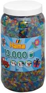 Hama - Strijkkralen Pot Glitter (13.000 stuks)