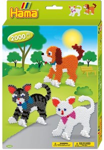 Hama - Honden en Katten Strijkkralen (2000 stuks)