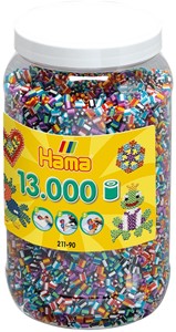 Hama - Strijkkralen Pot Gestreept (13.000 stuks)
