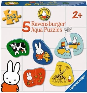 Ravensburger Nijntje Aqua Puzzel 5X2 Stukjes ravensburger kopen in de aanbieding Ravensburger Nijntje Aqua Puzzel 5X2 Stukjes ravensburger kopen in de aanbieding