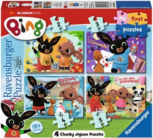 Afbeelding van het spel My First - Bing Bunny Puzzel (4 in 1)