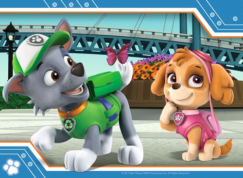 Paw Patrol Puzzel (4 in a box)-2