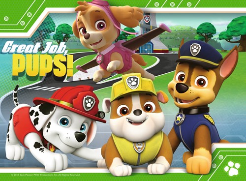 Paw Patrol Puzzel (4 in a box)-3