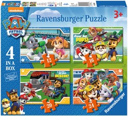 Paw Patrol Puzzel (4 in a box)