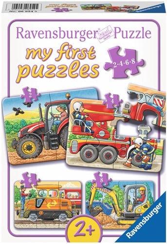 My First Puzzel - Aan het Werk (4 in 1)