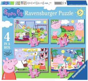 Peppa Pig - 4 in 1 Puzzel