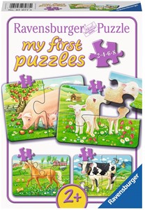 Thumbnail van een extra afbeelding van het spel My First - Onze Lievelingsdieren Puzzel (4 in 1)