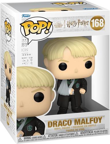 Funko Pop! - Harry Potter 3 Draco Malfoy with broken arm #168 (doos beschadigd)