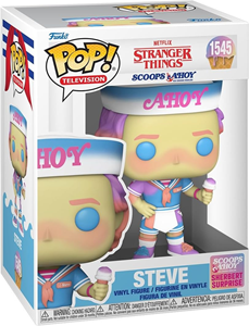Afbeelding van het spel Funko Pop! - Stranger Things Steve 'Scoops Ahoy' #1545