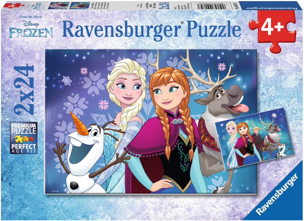 boog Zeeanemoon Beschrijving Disney Frozen Puzzel (2x24 stukjes) - kopen bij Spellenrijk.nl