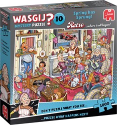 Wasgij Retro Mystery 10 - De Voorjaars-schoonmaak! Puzzel (1000 stukjes)