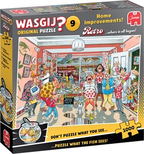 Wasgij Retro Original 9 - Klein Verbouwinkje! (1000 stukjes)