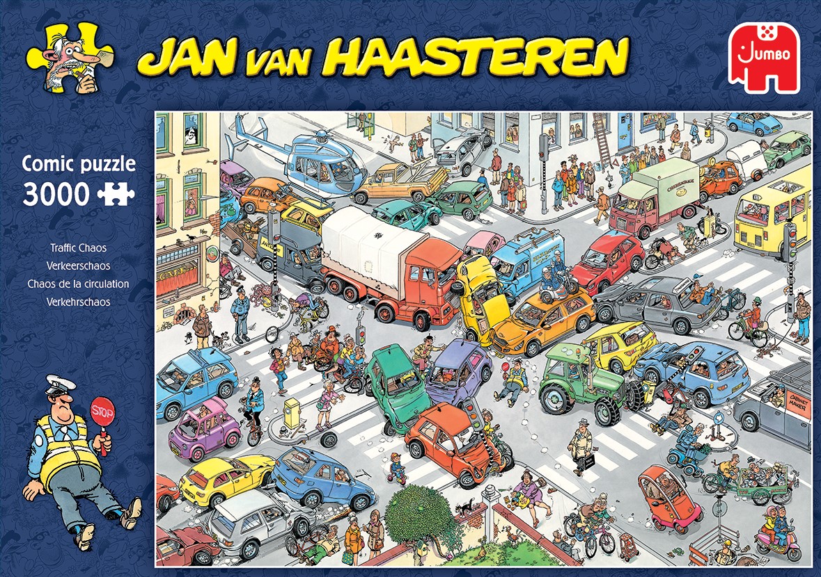 Jan van Haasteren - Verkeerschaos (3000 stukjes) - kopen bij Spellenrijk.nl
