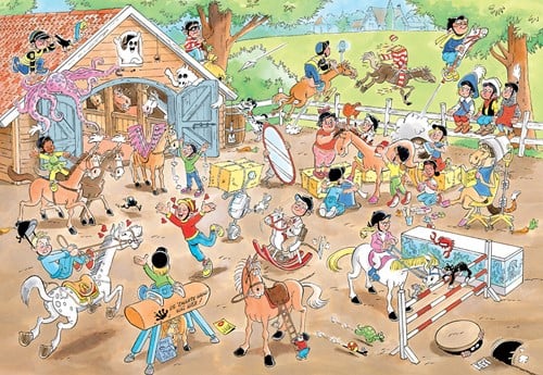 Jan van Haasteren Junior - De Manege (360 stukjes)-2