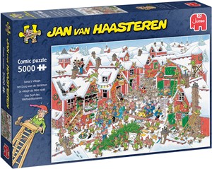 Jan van Haasteren Dorp van De Kerstman 5000 stukjes