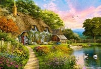 Countryside Cottage Puzzel (1500 stukjes)-2