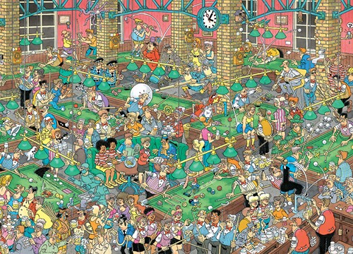 Jan van Haasteren -  Krijt op Tijd (1000 stukjes)-2