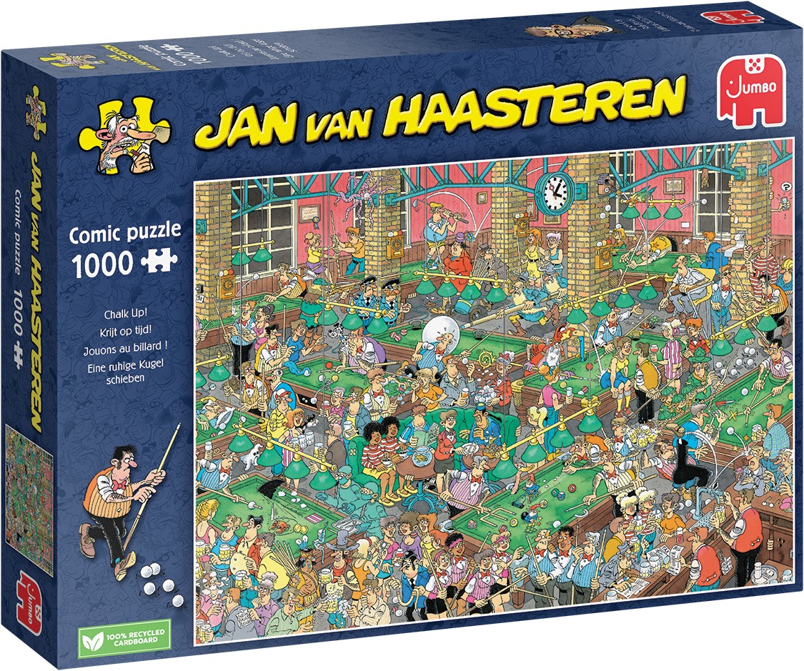 Installeren Maak een naam Integraal Jan van Haasteren - Krijt op Tijd (1000 stukjes) - kopen bij Spellenrijk.nl