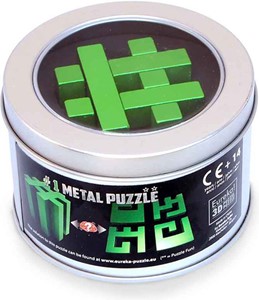 Afbeelding van het spelletje Eureka 3D Puzzle in a Can - Hashtag Groen (level 2)