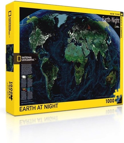 National Geographic - Earth at Night Puzzel (1000 stukjes)