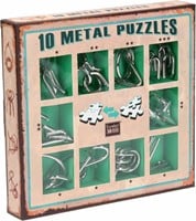 10 Metalen Puzzels Groene Editie