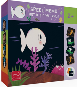 Afbeelding van het spelletje Clavis - Speel met Klein Wit Visje Memo
