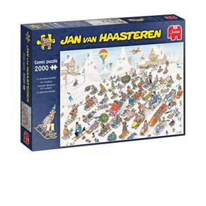 Afbeelding van het spelletje Jan van Haasteren - Van Onderen Puzzel (2000 stukjes)